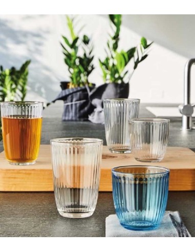 Vaso Line azul 29cl (6Uds)