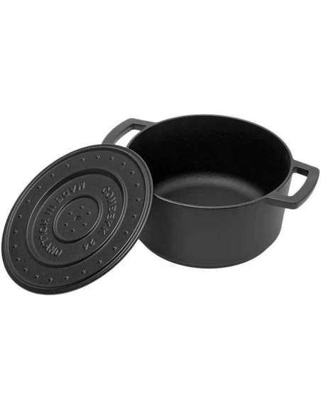 Cocotte hierro fundido negro