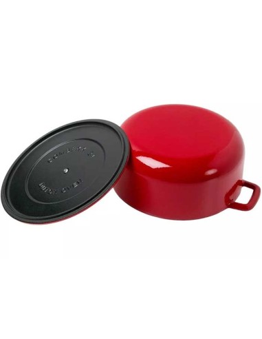 Cocotte hierro fundido rojo