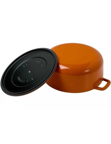 Cocotte hierro fundido naranja