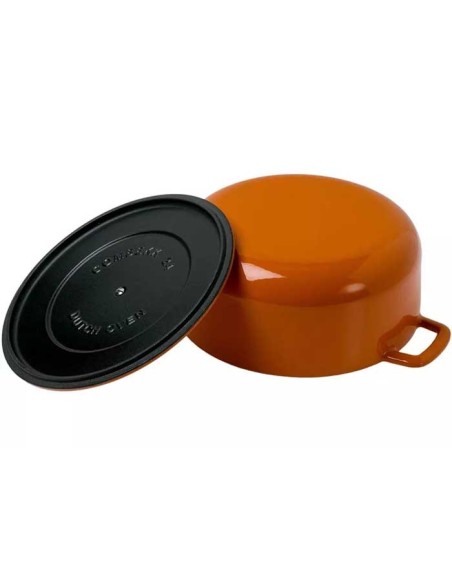 Cocotte hierro fundido naranja