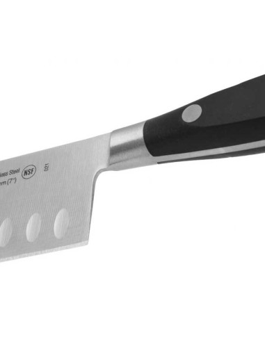 Cuchillo Riviera Santoku negro 18cm