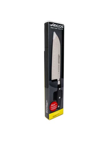 Cuchillo Riviera Santoku negro 18cm