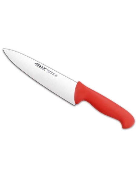 Cuchillo cocinero Arcos rojo 20cm
