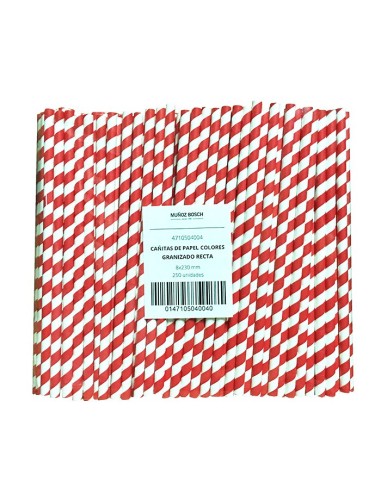 Pajitas rectas colores