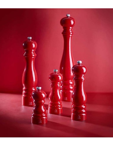 Molinillo sal Lacado rojo 12cm