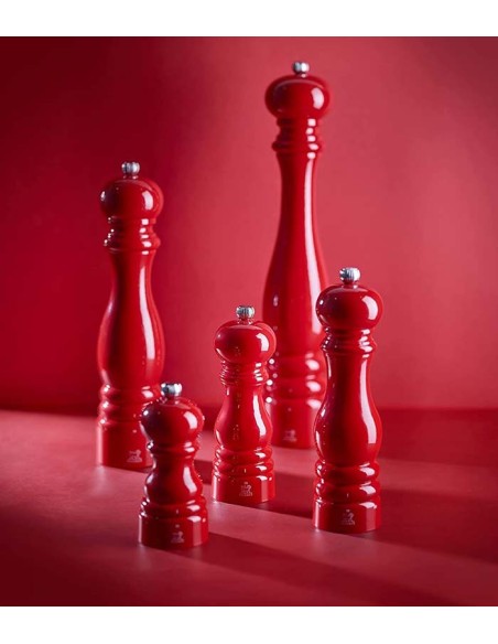 Molinillo sal Lacado rojo 12cm