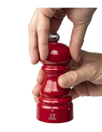 Molinillo sal Lacado rojo 12cm 2