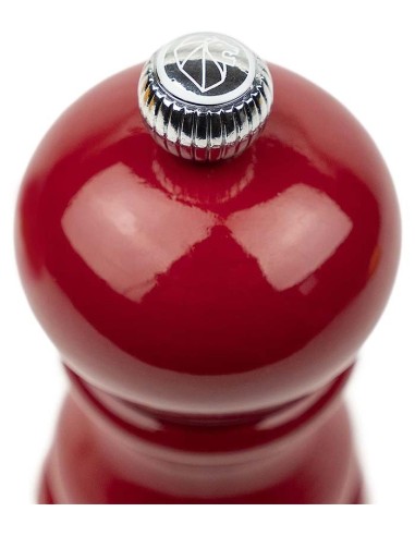 Molinillo sal Lacado rojo 12cm