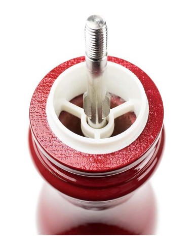 Molinillo sal Lacado rojo 12cm