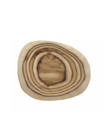 Plato Orgánico Madera Marina “La Roca” 23x20cm (6Uds)