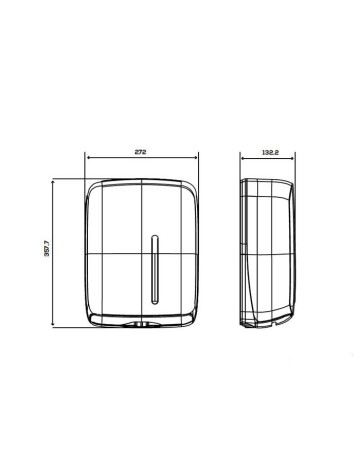 Dispensador Secamanos Blanco mate Timeless 2