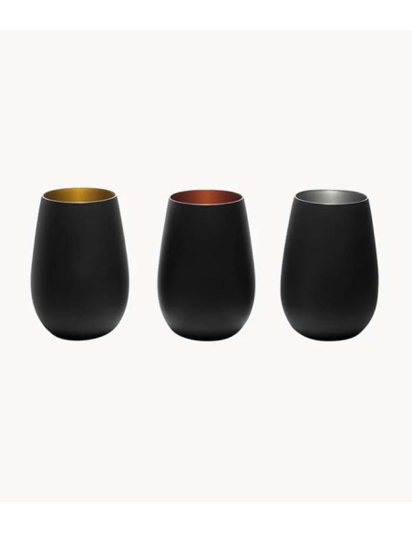 Vaso 46,5cl ELEMENTS METALLIC (6Uds)