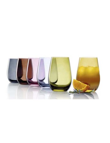 Vaso 46,5cl ELEMENTS COLORES (6Uds) 2
