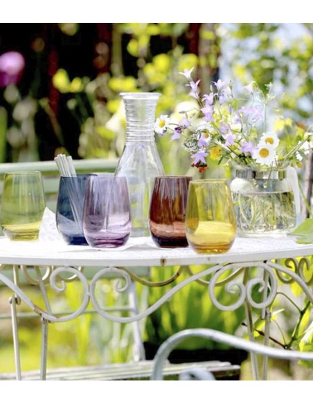 Vaso 46,5cl ELEMENTS COLORES (6Uds)