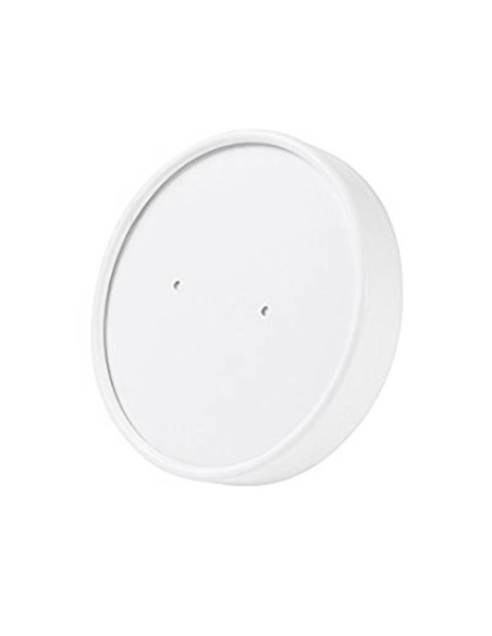 Tapa para tarrina de cartón blanco 750ml (500uds)