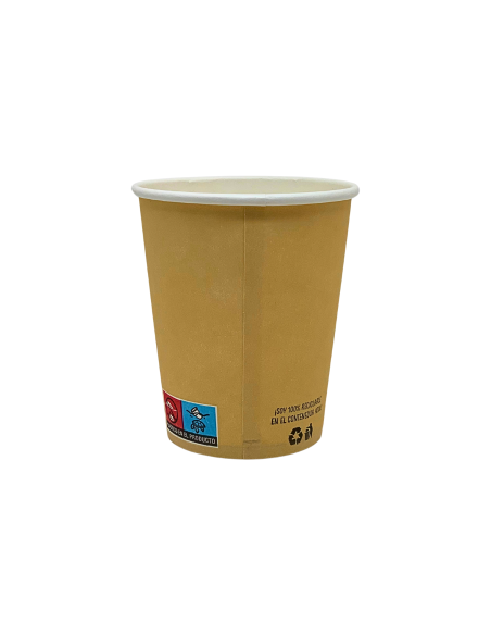 Vaso de cartón kraft 240ml (1000Uds)