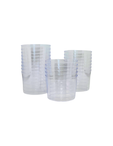 Vaso chiquito plástico 225ml (500uds)