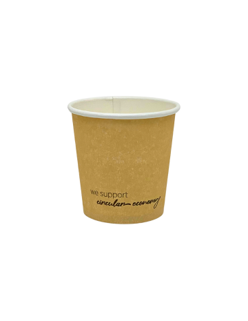 Vaso de cartón kraft 120ml (1000Uds)