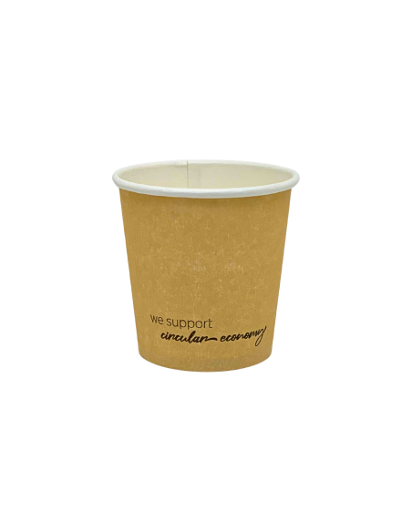 Vaso de cartón kraft 120ml (1000Uds)