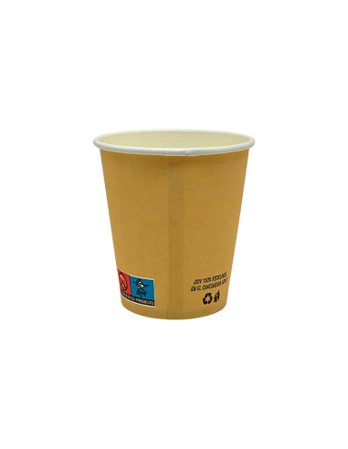 Vaso de cartón kraft 200ml (3000Uds)