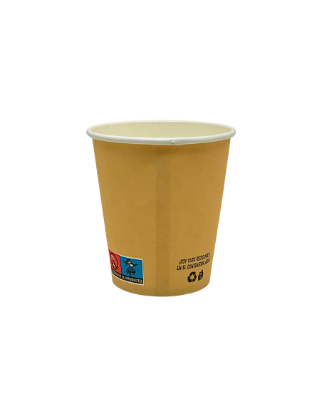 Vaso de cartón kraft 200ml (3000Uds)