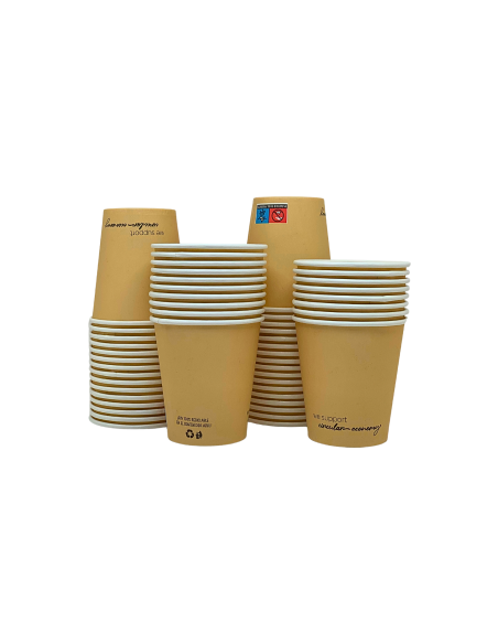 Vaso de cartón kraft 200ml (3000Uds)