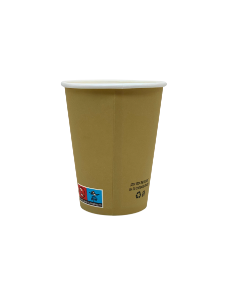 Vaso de cartón kraft 300ml 12oz (1000Uds)