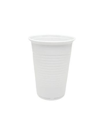 Vaso de plástico blanco 220cc (3000Uds)