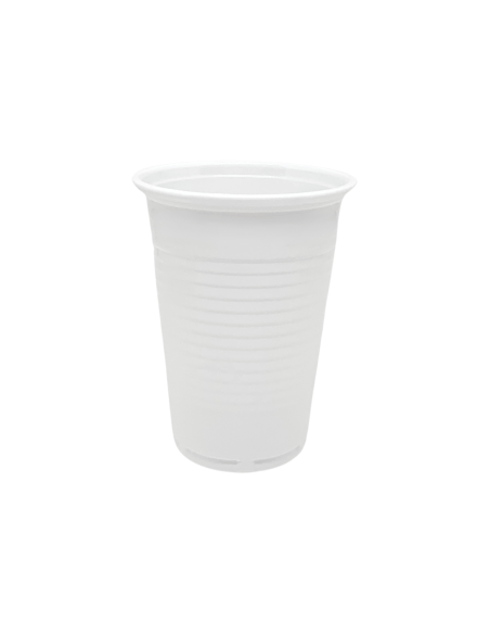 Vaso de plástico blanco 220cc (3000Uds)