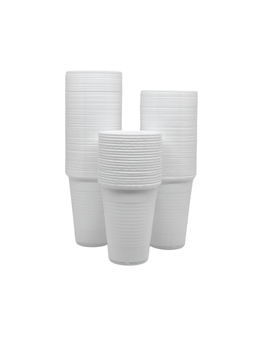 Vaso de plástico blanco 220cc (3000Uds)