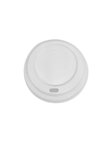 Tapa de plástico blanca para vaso 120ml (1000uds)