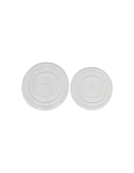 Tapa plana PLA Bio 12oz 350cc (800Uds)