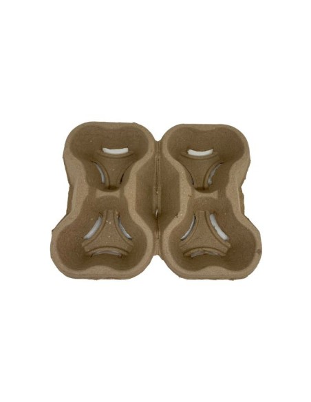 Portavasos cartón 2 huecos (230uds)