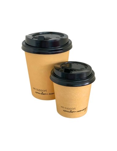 Tapa PS Vaso c/cierre negra de BETIK