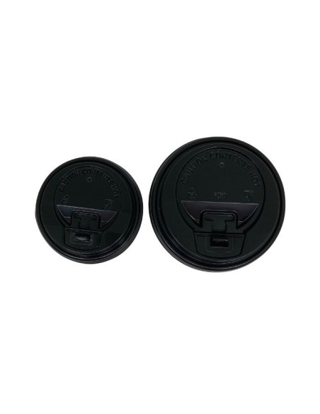 Tapa PS Vaso c/cierre negra de BETIK