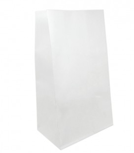 Bolsa de papel blanca