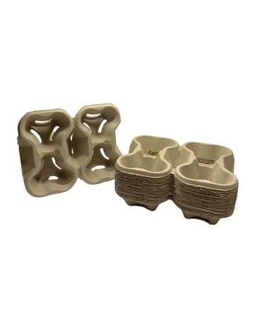 Portavasos cartón 2 huecos (230uds) 2