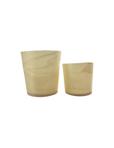 Mini vaso madera (100uds)