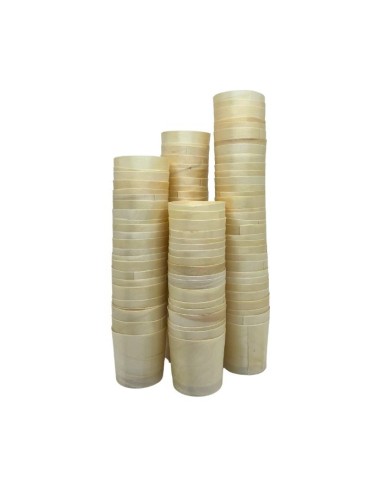 Mini vaso madera (100uds)