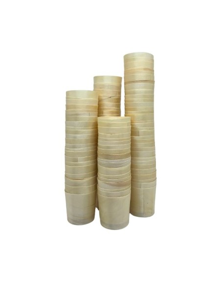 Mini vaso madera (100uds)