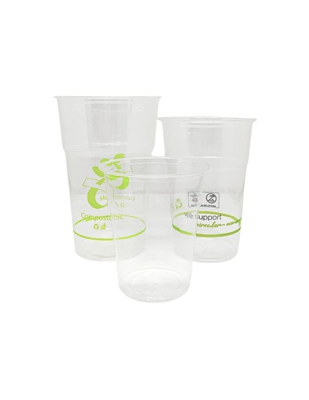 Vaso Pla Bio 12oz 360cc caja (1000Uds)
