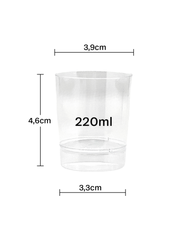 Vaso de chupito desechable 45ml (1000uds)