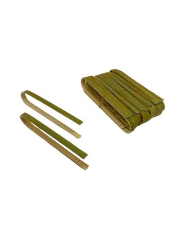 Pinzas bambú 12cm (100uds)