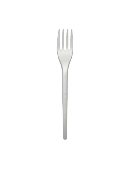 Tenedor CPLA compostable blanco 17cm de Betik (1500Uds)