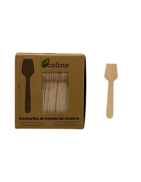 Mini cucharita madera 95mm (3000uds)
