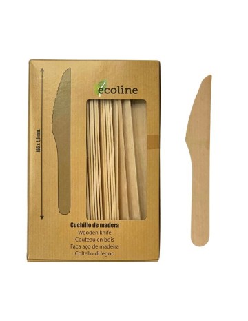 Cuchillo de madera 165mm de Betik (1000uds) 2