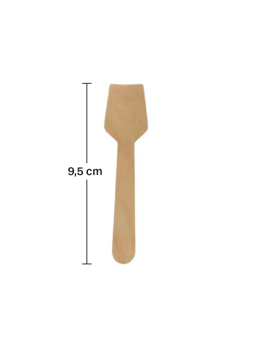 Mini cucharita madera 95mm (3000uds)