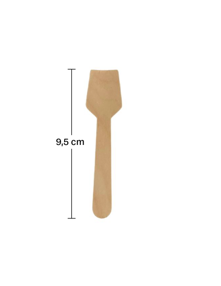 Mini cucharita madera 95mm (3000uds)