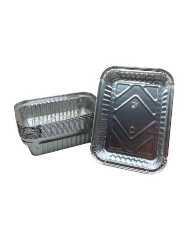 Envase de aluminio rectangular